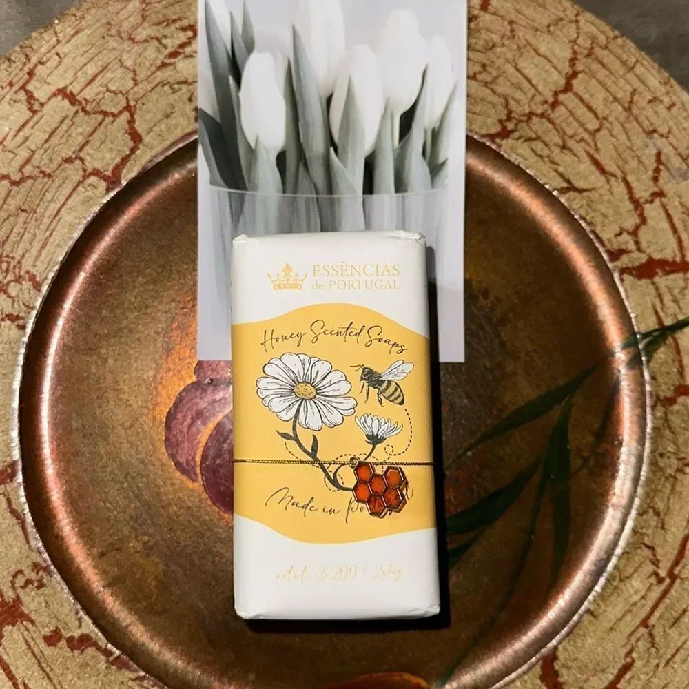 ESSENCIAS de PORTUGAL Honey Scented Soap set of 2